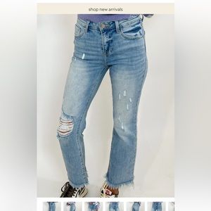 Talulah Cropped Jeans | Light Wash | +Plus  - size 15/32 NWT